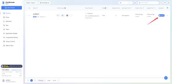 Launch ClonBrowser with Swiftproxy residential proxies