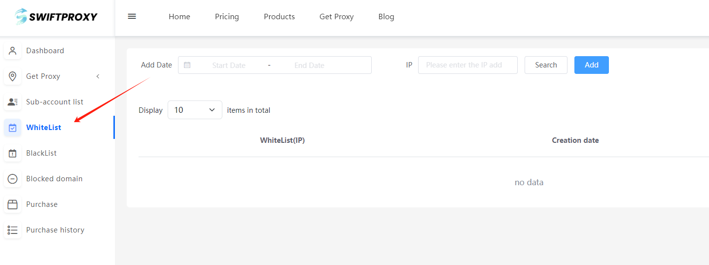 Getting residential proxies