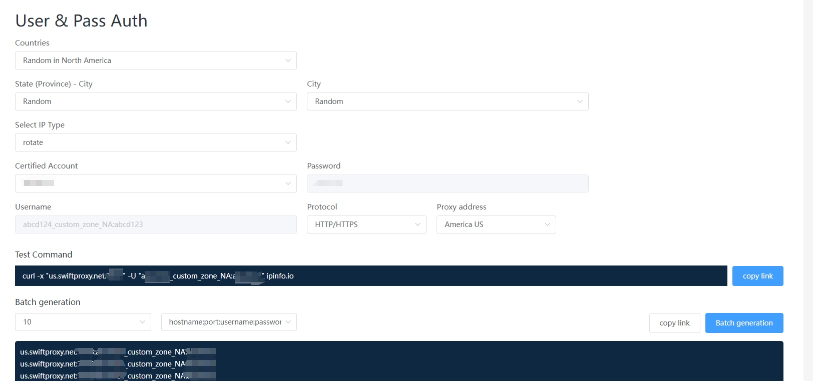 Signing up Swiftproxy