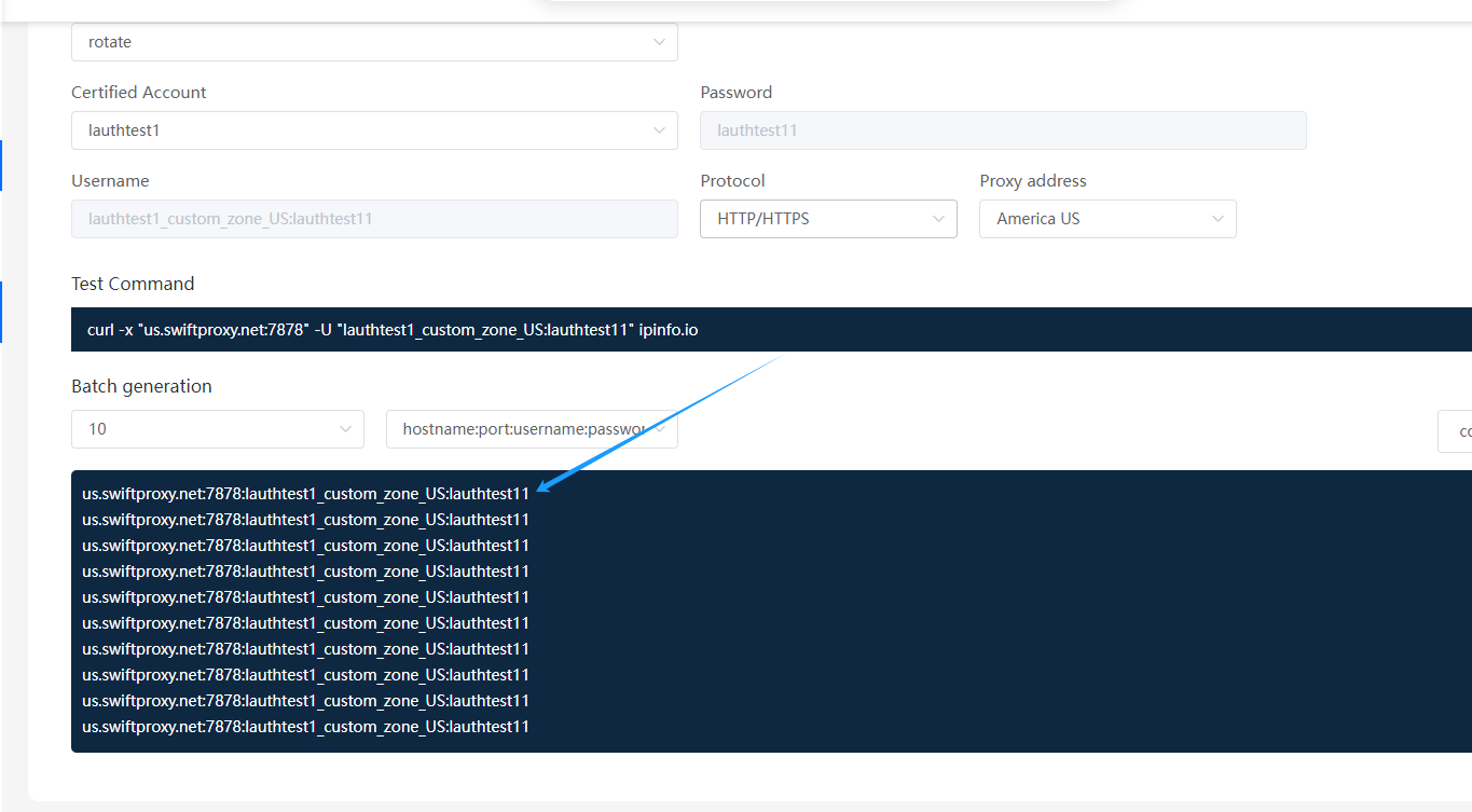 proxy string to copy