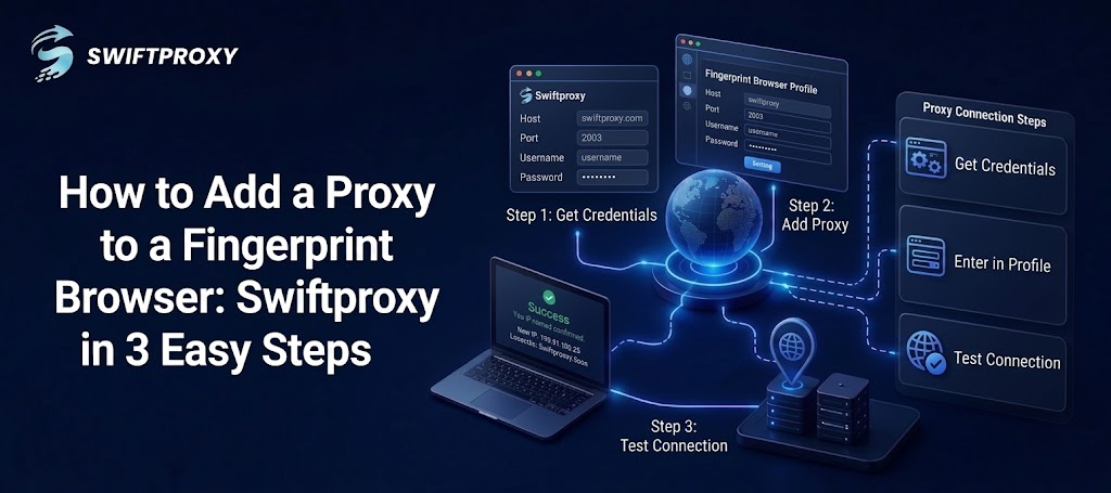How to Add a Proxy to a Fingerprint Browser: Swiftproxy in 3 Easy Steps