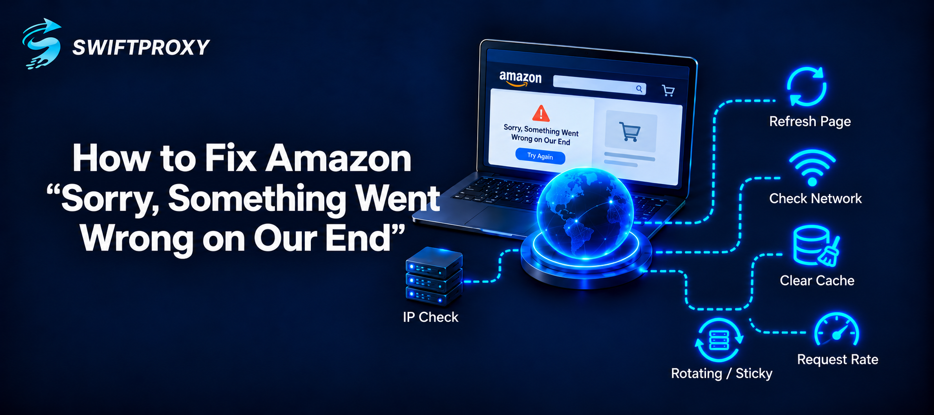 How to Fix Amazon “Sorry, Something Went Wrong on Our End”